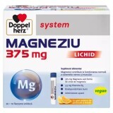 Magneziu lichid System, 375 mg, 30 flacoane, Doppelherz (vegan)