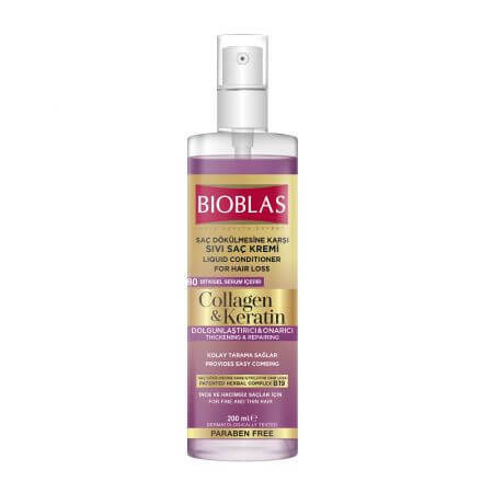 Balsam pentru par Lichid Collagen, 200 ml, Bioblas