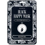 Masca de fata Happy Mask Black, 25 ml, Kocostar