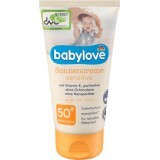 Babylove Protecție solară pentru piele sensibilă SPF 50+, 75 ml, 75 ml