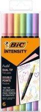 BIC Markere cu două v&#226;rfuri &#238;n culori pastelate, 6 buc