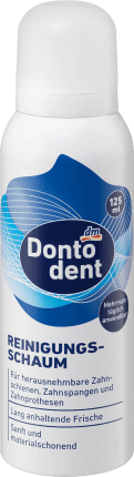 Dontodent Spumă de curățare a protezei, 125 ml