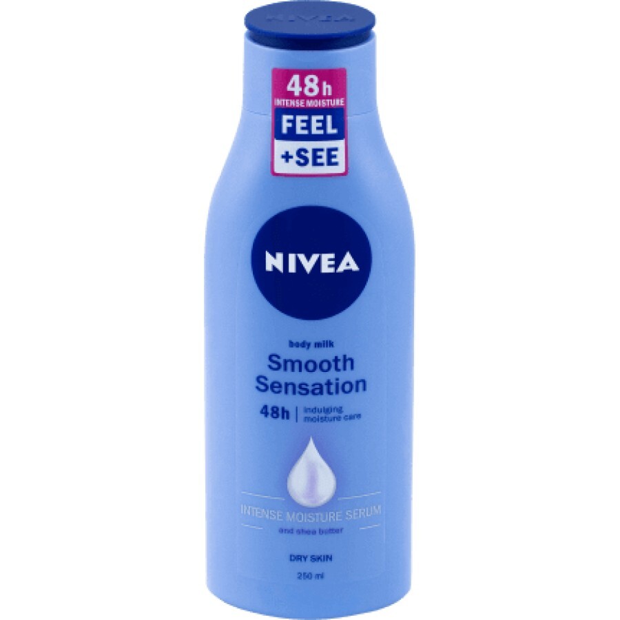Nivea Lapte de corp Smooth Sensation pentru piele uscată, 250 ml, 250 ml
