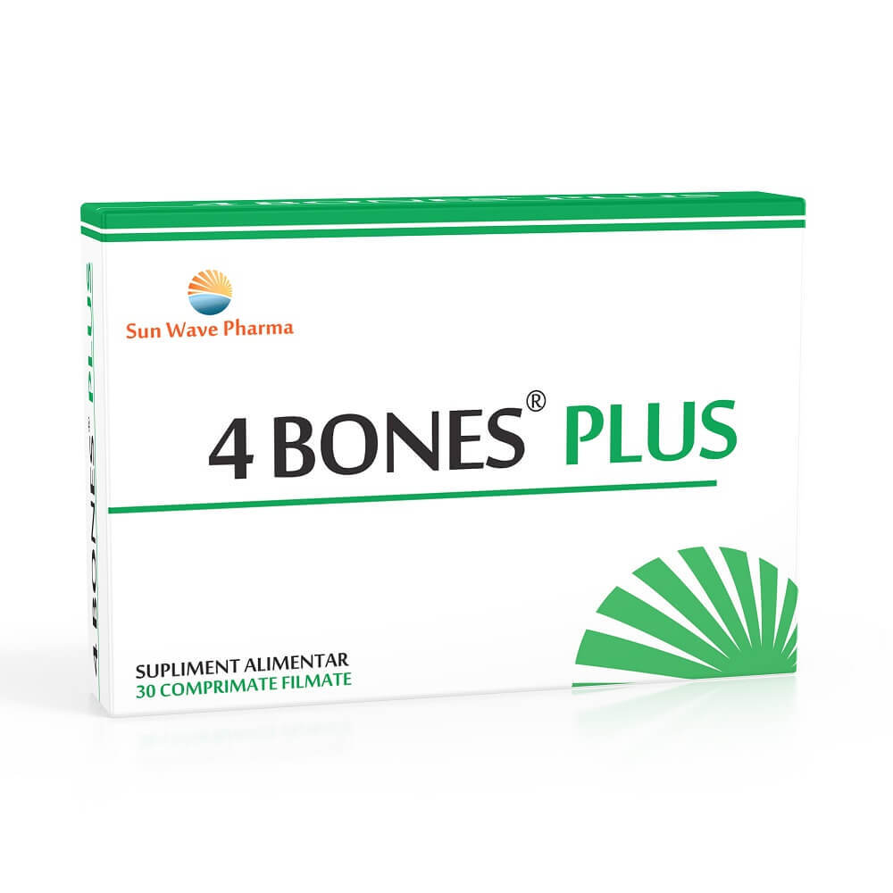 tratament 4 bones pt ce afectiuni este indicat 4 Bones Plus, 30 comprimate, Sun Wave Pharma