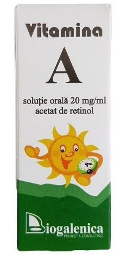 Vitamina A Solutie Uleioasa - 10ml, Biogalenica