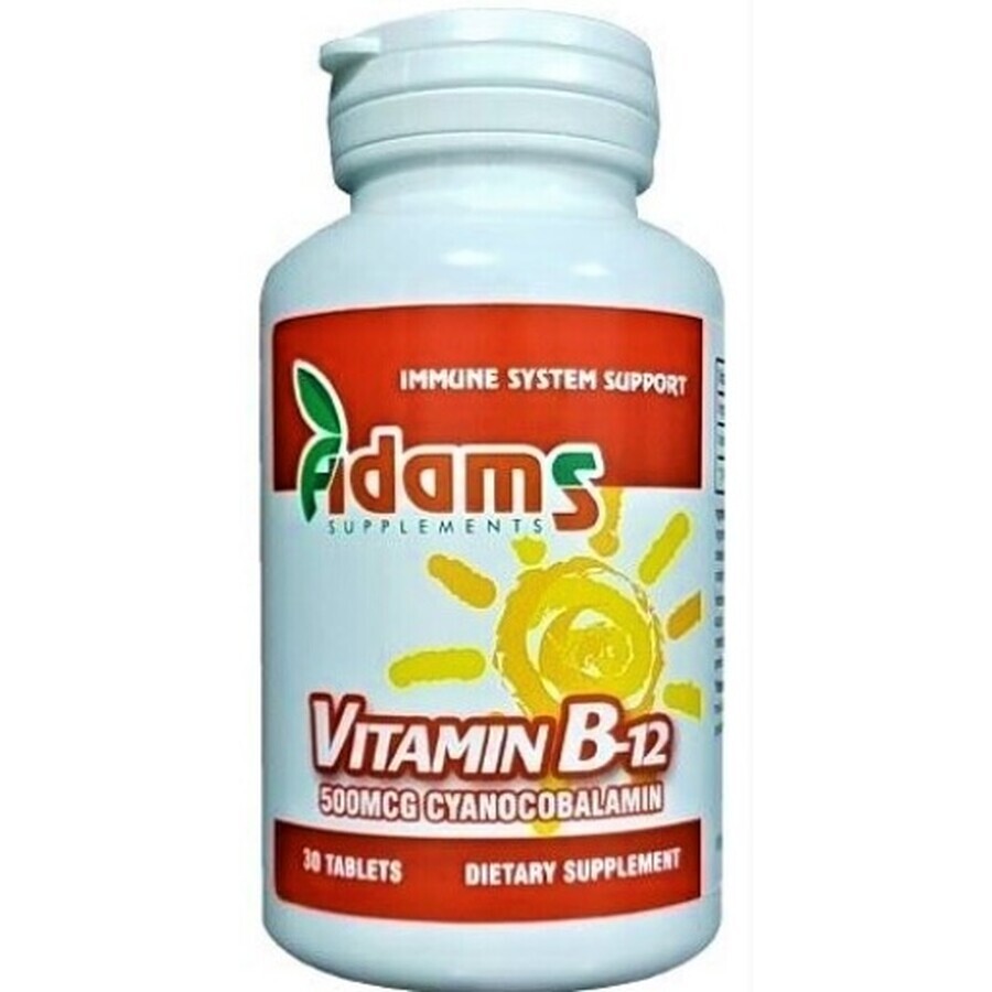 Adams Vision Vitamina B12 500mcg - 90 Tablete