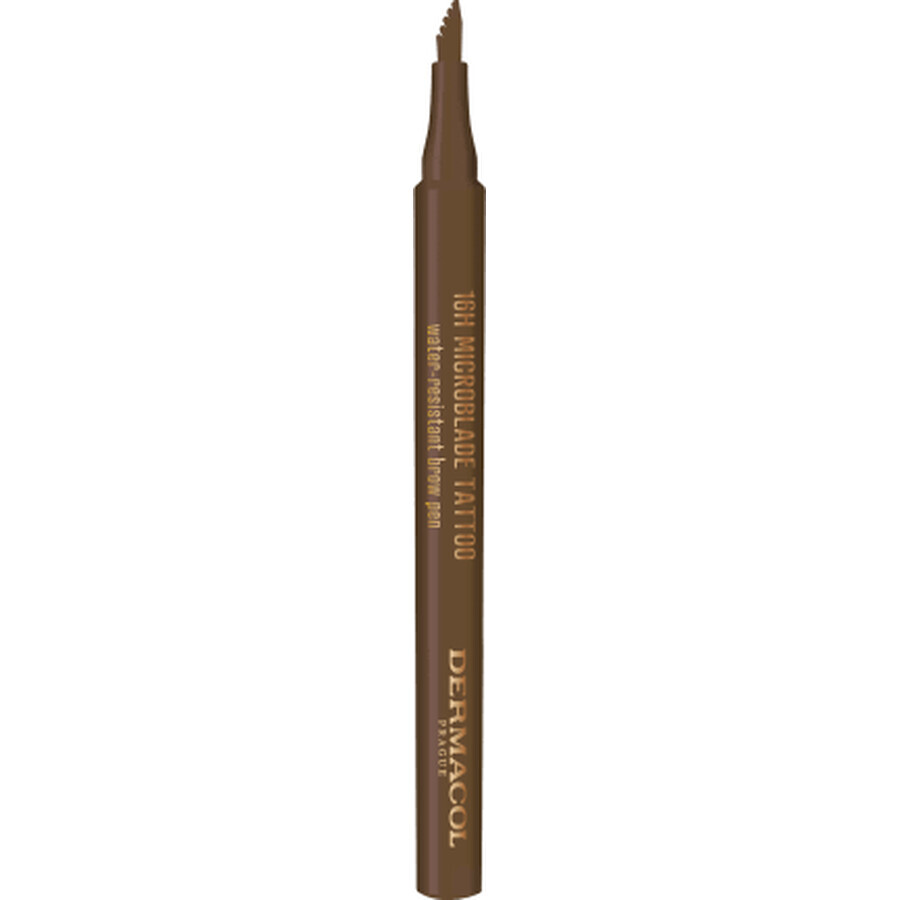 Dermacol Tattoo Micro 16h Creion pentru sprâncene  n.1, 1,1 g