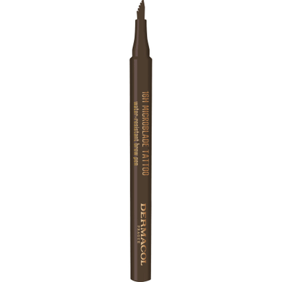 Dermacol Tattoo Micro 16h Creion pentru sprâncene  n.3, 1,1 g