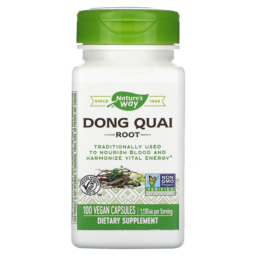 Dong Quai 565 mg Natures Way, 100 capsule, Secom