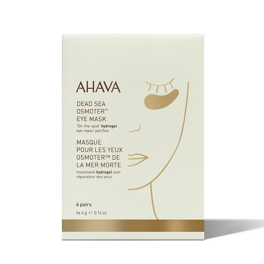 Ahava Osmoter Eye Mask 6 Pack, Pachet Pentru Reparare Si Anti-oboseala