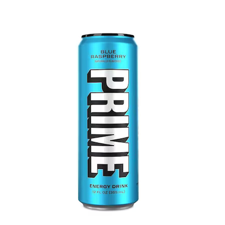 Prime Energy Drink, Bautura Pentru Energie Si Rehidratare Cu Aroma De Zmeura Albastra, 355 Ml