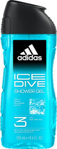 Adidas Gel de duș ICE DIVE, 250 ml