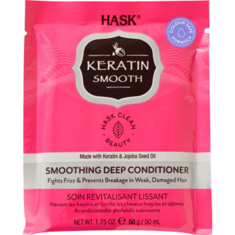 Hask Balsam de păr revitalizant cu proteine din keratină, 50 ml