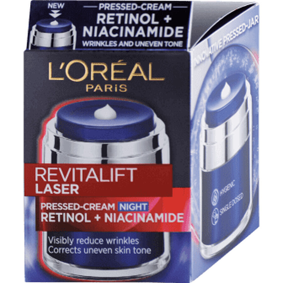 Loreal Paris Cremă de noapte cu retinol și niacinamide, 50 ml