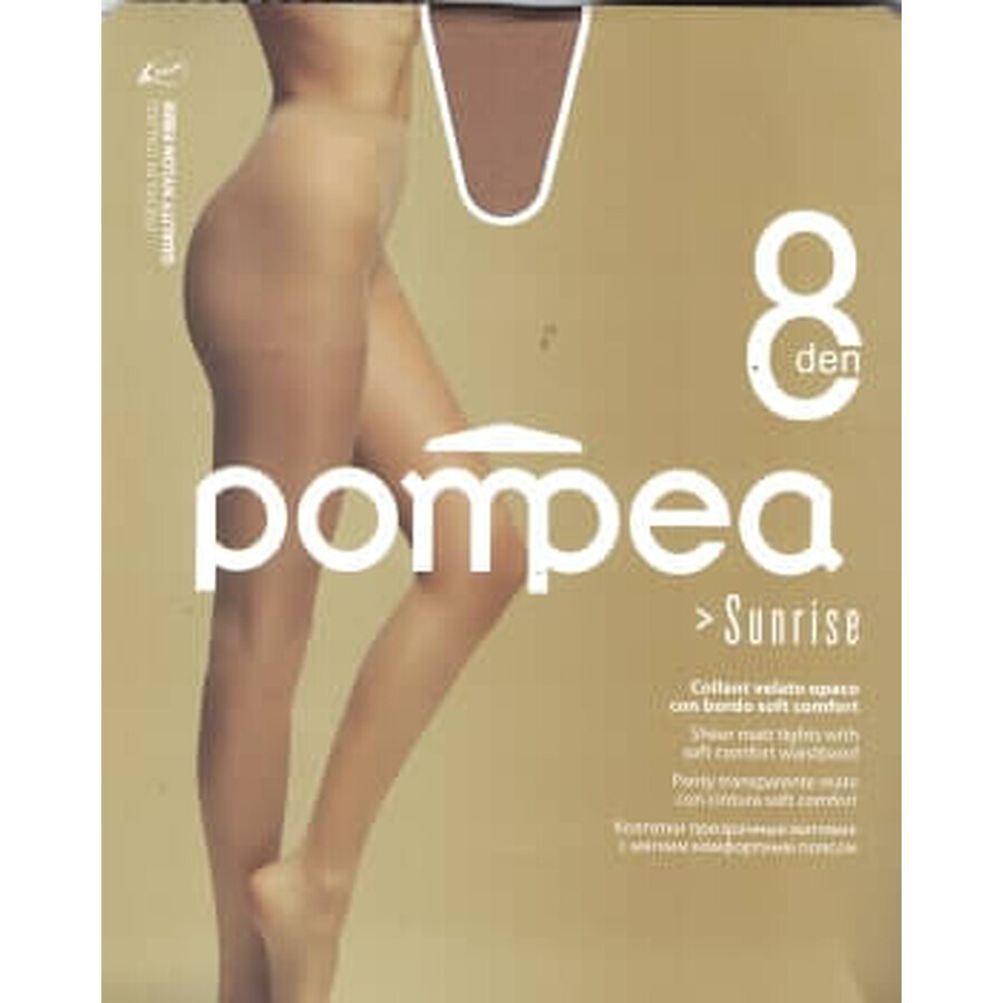 Pompea Dres damă sun rise nude 8 DEN 1/2-S, 1 buc