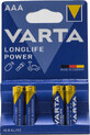 Varta Baterii puternice cu durată lungă de viață AAAR3, 4 buc