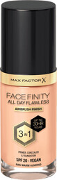 Max Factor Facefinity All Day Flawless 3&#238;n1 fond de ten N45 Warm Almond, 1 buc