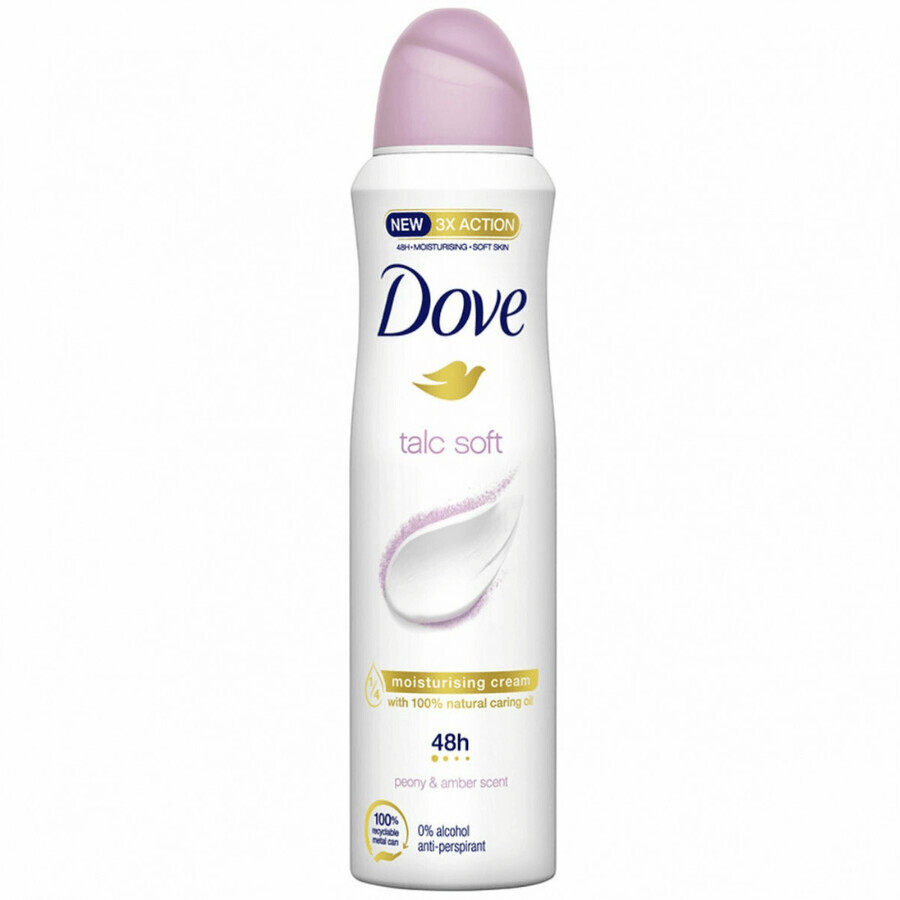 Deodorant Spray Talc Soft, 150 ml, Dove Women