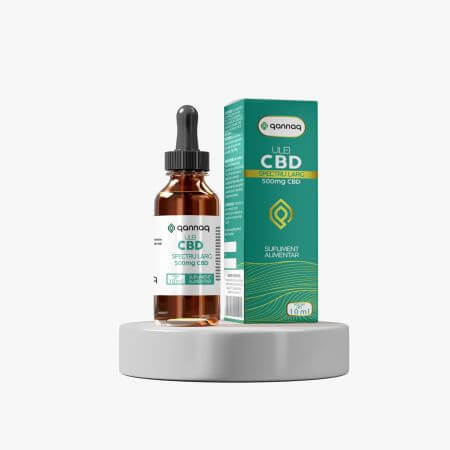 Ulei CBD Spectru Larg, 500 mg, 10 ml, Qannaq Uleiuri esențiale