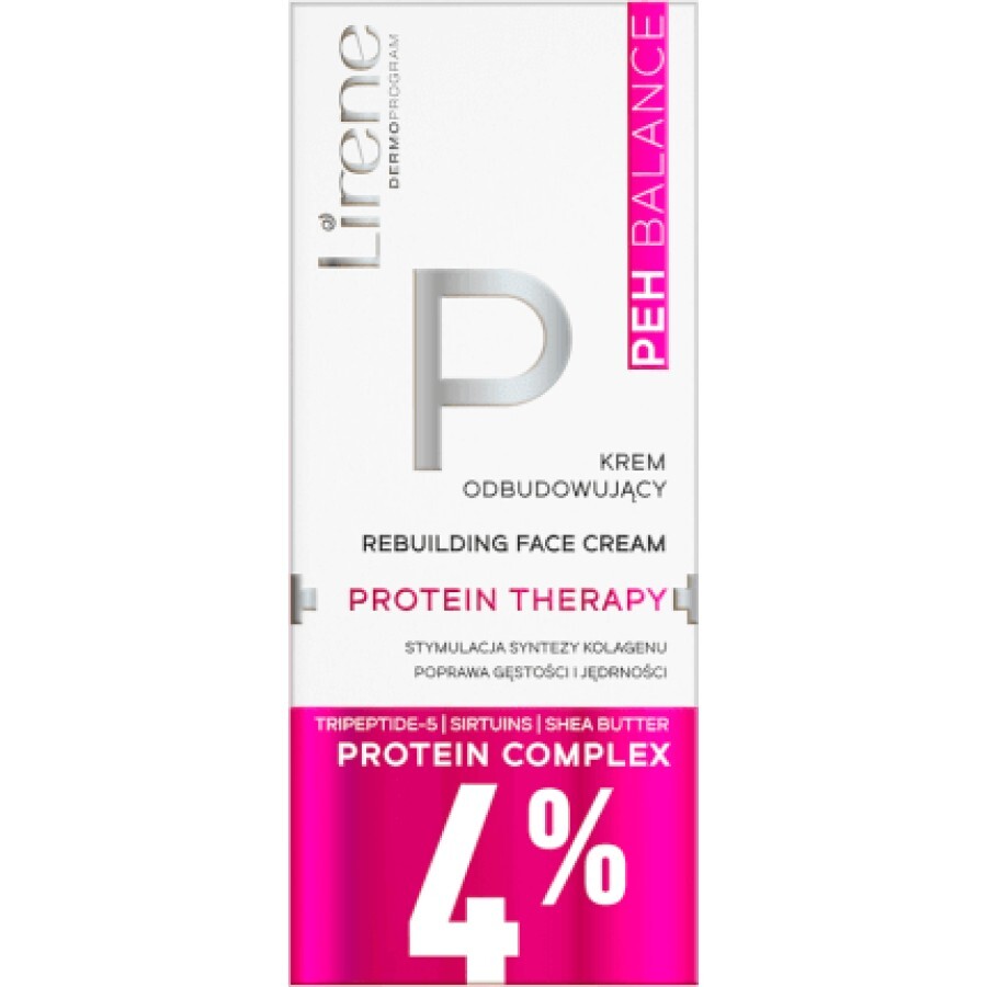 Lirene Cremă de față reconstrucție terapia cu proteine, 50 ml