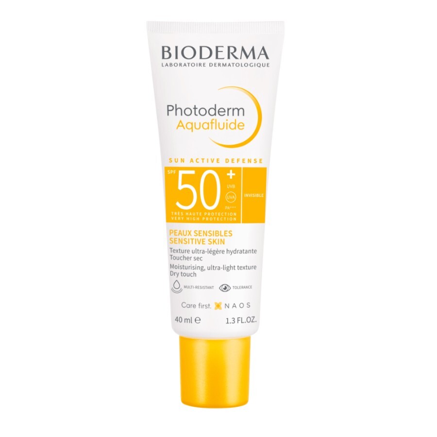 Bioderma Photoderm Aquafluide Fluid protectie solara Invisible SPF +50 , 40 ml