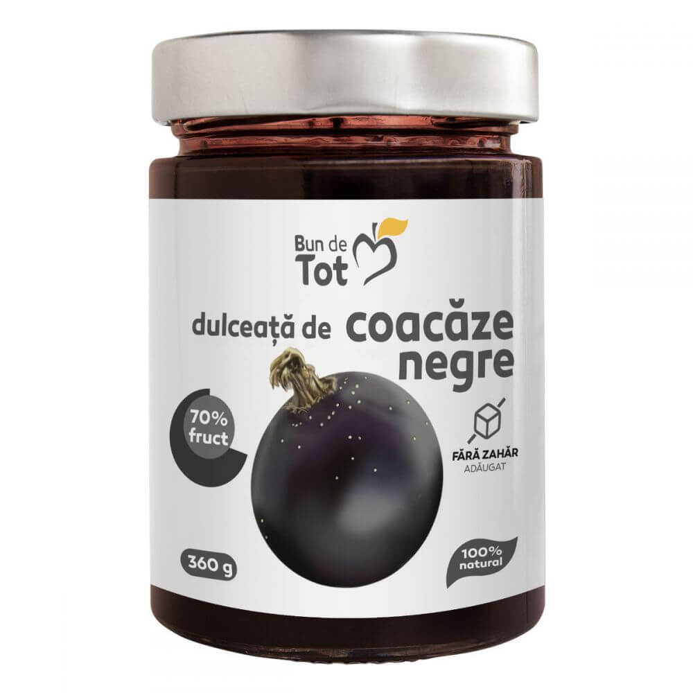 sirop de coacaze negre fara zahar reteta Dulceata de Coacaze Negre dulceata fara zahar, 360g, Dacia Plant