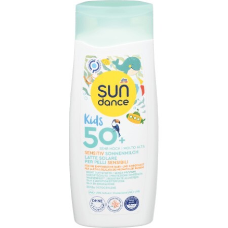 Sundance Lapte protecție solară copii pentru piele sensibilă SPF30, 200 ml