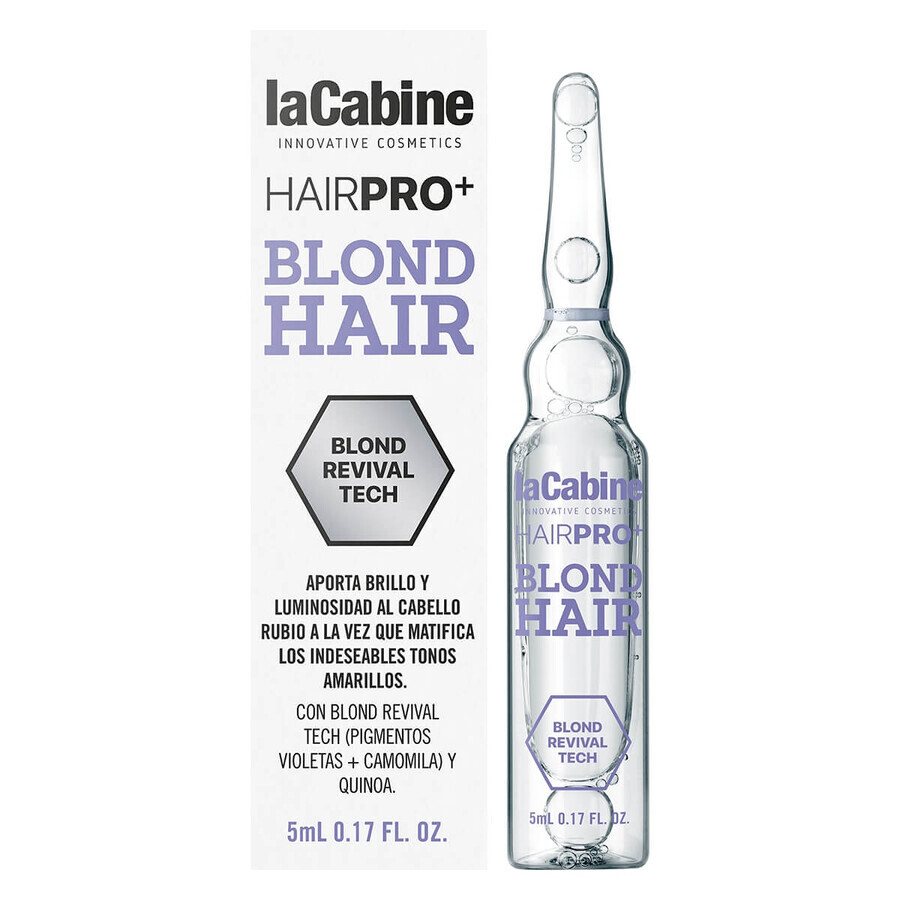 Fiolă Hairpro+ Blond Hair, 1 fiolă x 5 ml, La Cabine 