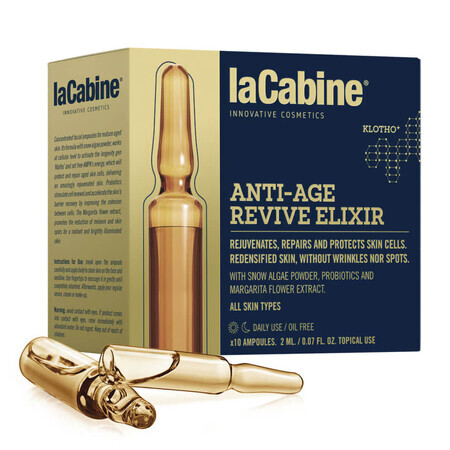 Fiole Anti-Aging Revive Elixir, 10 fiole x 2 ml, La Cabine