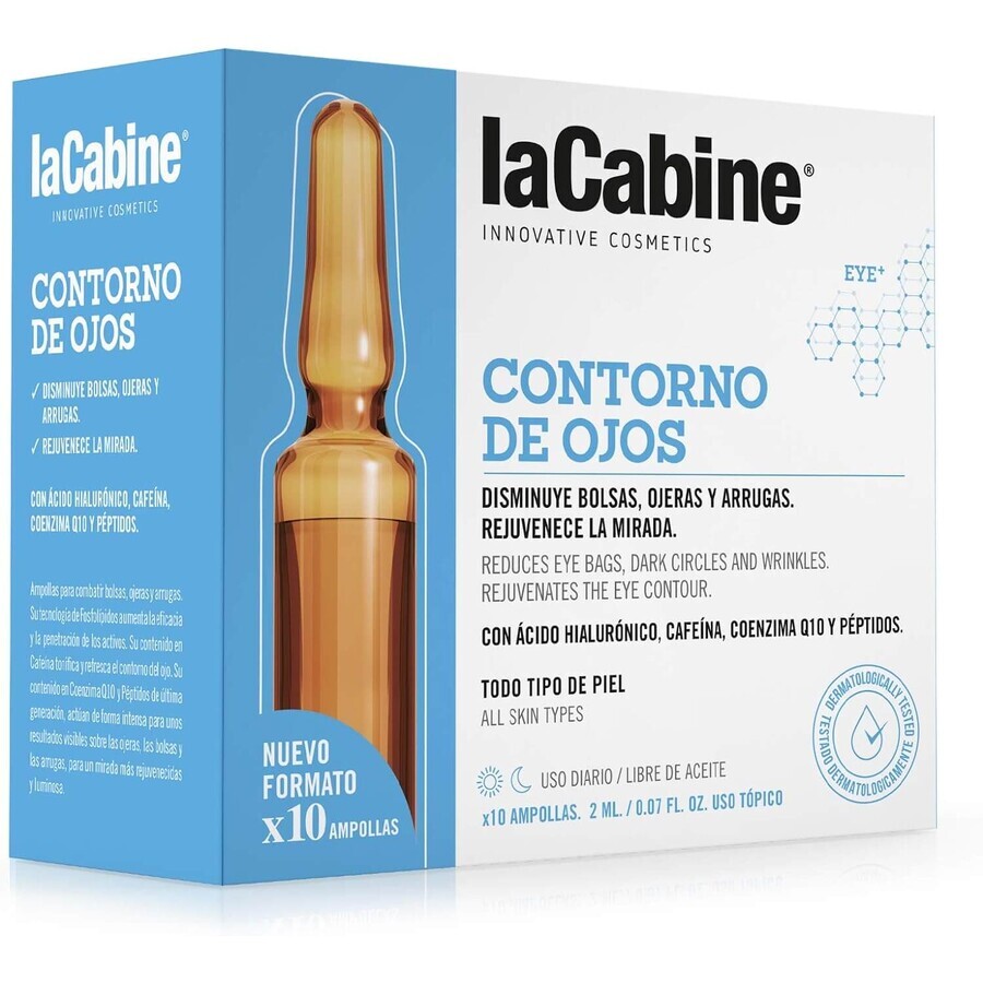 Fiole Eyecontour, 10 fiole x 2 ml, La Cabine