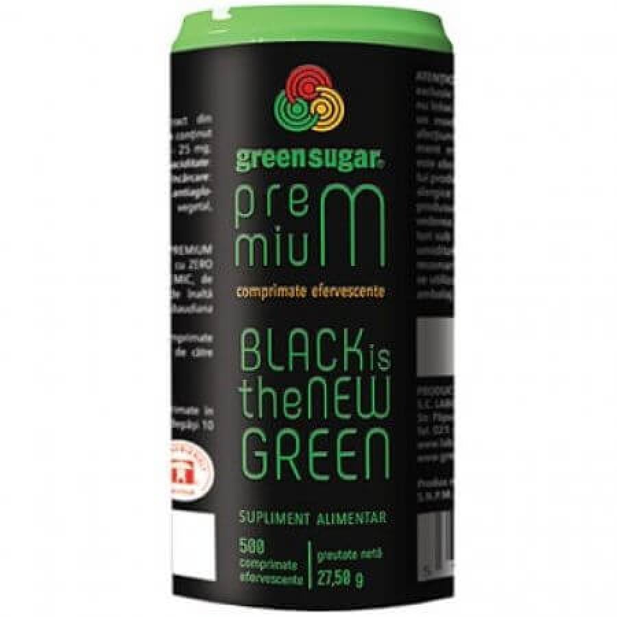 Green Sugar Premium, 500 comprimate, Remedia