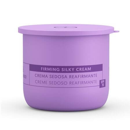 Refill Crema pentru fata cu uleiuri esentiale si SPF 15 Firming Silky, 50 ml, Equivalenza Frumusete si ingrijire