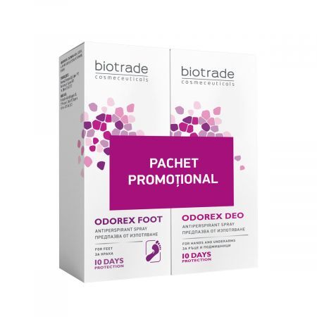 Biotrade Odorex Pachet Spray antiperspirant  40 + 40 ml
