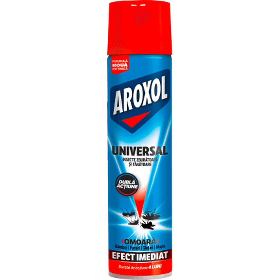 Aroxol Spray universal dublă acțiune împotriva insectelor, 400 ml