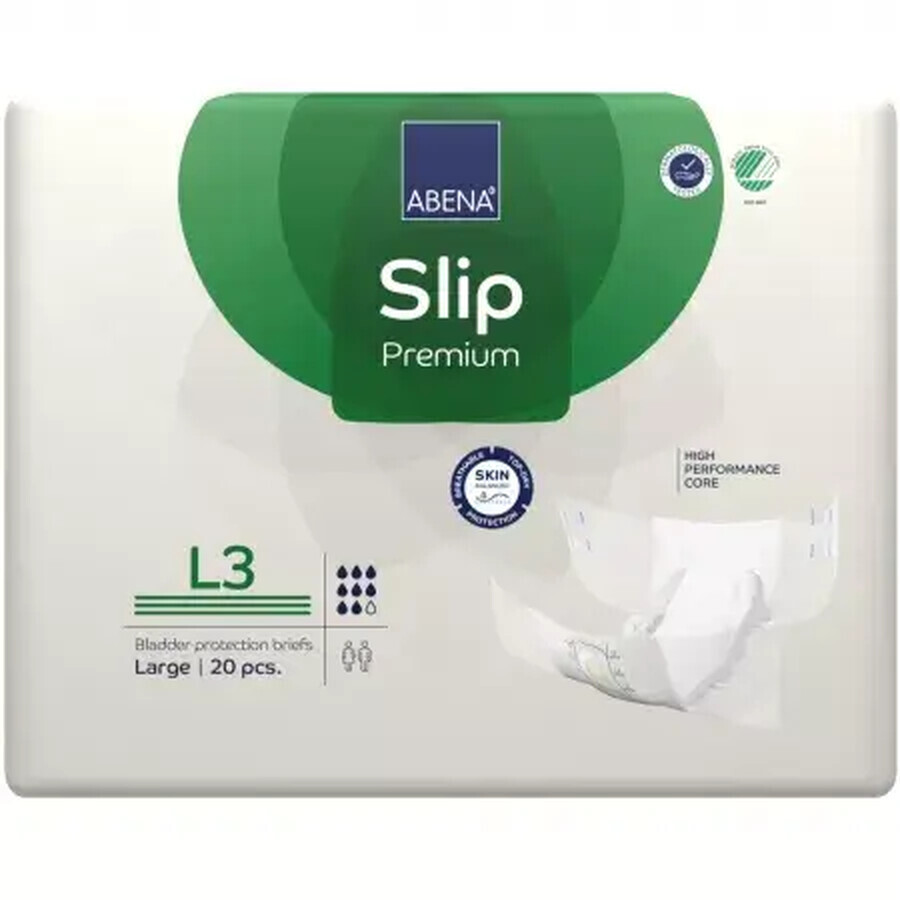 Scutece pentru adulti Slip L3 Premium, 20 bucati, Abena