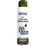 BROS Spray pentru haine împotriva căpușelor, 90 ml