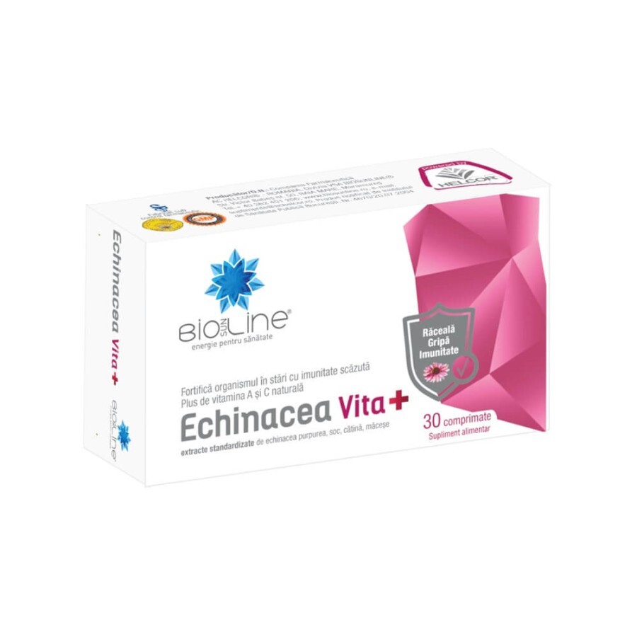 Echinacea Vita + Bioline, 30 comprimate, Helcor