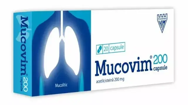 Mucovim 200 mg, 20cps, Vim Spectrum