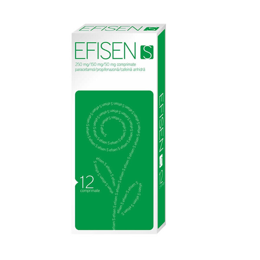 Efisen S 250mg, 12 comprimate, Solacium Pharma