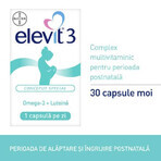 Elevit 3, Multivitamine pentru perioada postnatală și de alăptare, 30 capsule