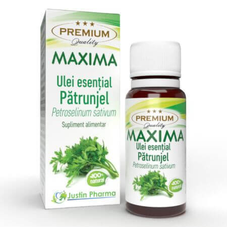 Ulei esential de patrunjel Maxima, 10 ml, Justin Pharma