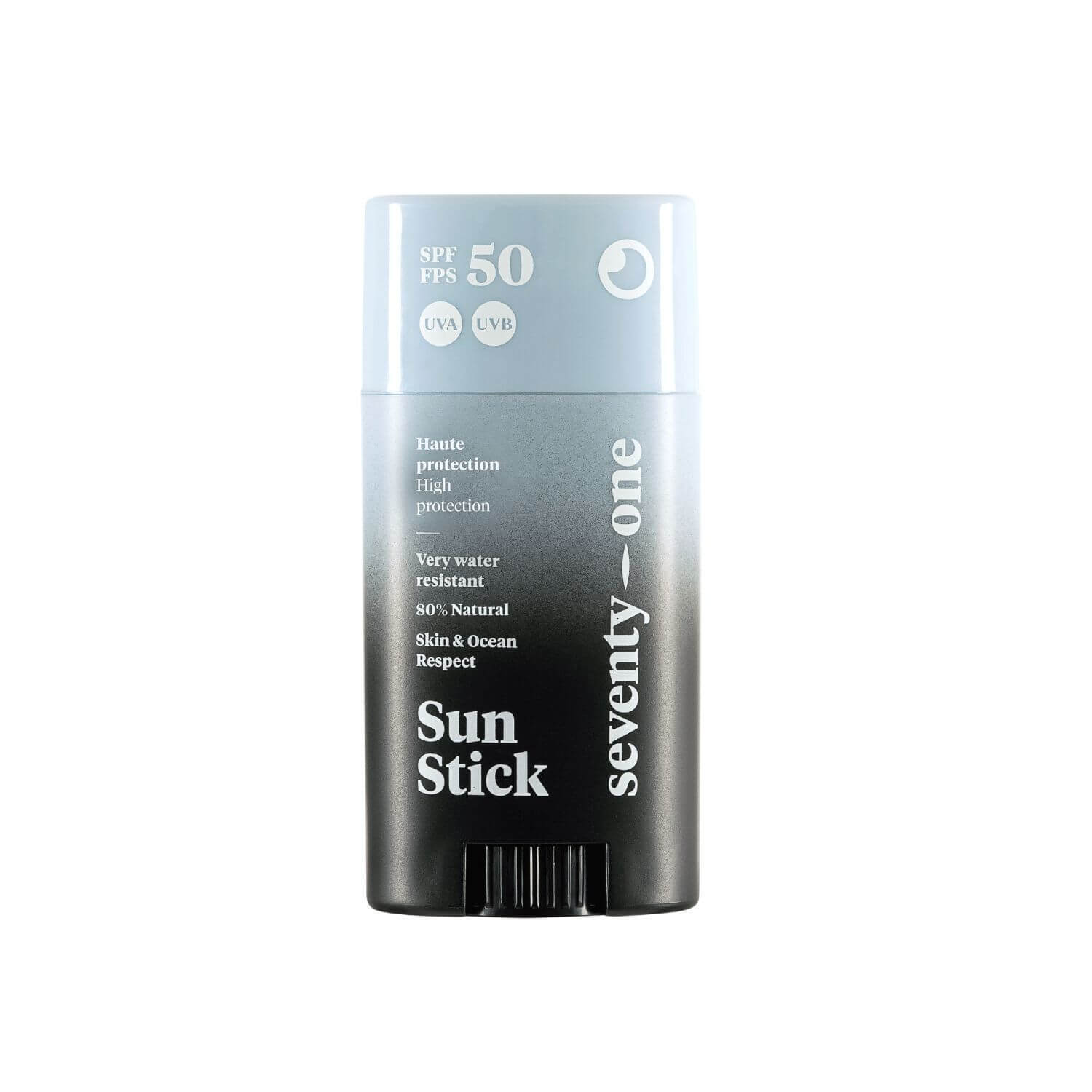 Stick protectie solara rezistent la apa pentru fata SPF 50 The Invisible, 15 g, Seventy One Percent