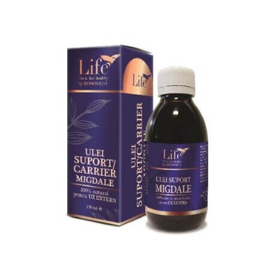 Ulei suport de migdale Life, 150 ml, Bionovativ