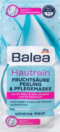 Balea Mască de față exfoliantă, 16 ml