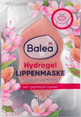 Balea Mască pentru buze cu migdale si acid hialuronic, 1 buc