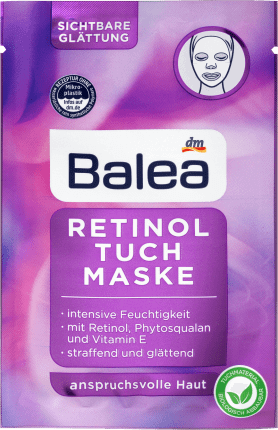 Balea Mască pentru față tip șervețel cu retinol, 1 buc