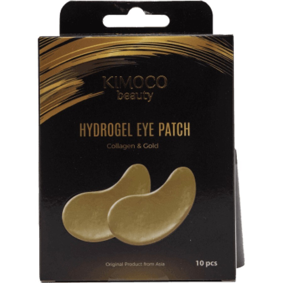 Kimoco Pad-uri hidratanți pentru ochi cu colagen și acid hialuronic, 10 buc