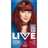 Schwarzkopf Live Vopsea de păr permanentă 43 Red passion, 1 buc