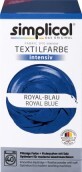Simplicol Vopsea textile intensiv albastru regal, 550 g