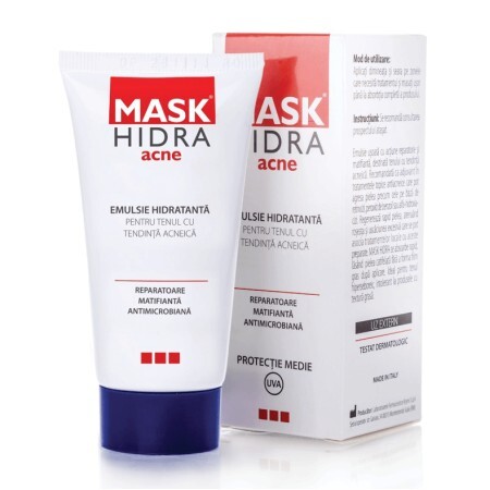 Emulsie hidratanta Mask Hidra Acne, 50 ml, Solartium Group